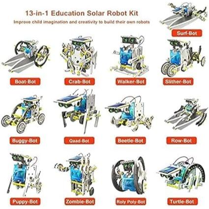 Educational 12-IN-1 Solar Robot Kit