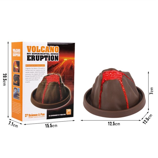 Volcano DIY Experimental Device Eruption | DIY Toy For Kids