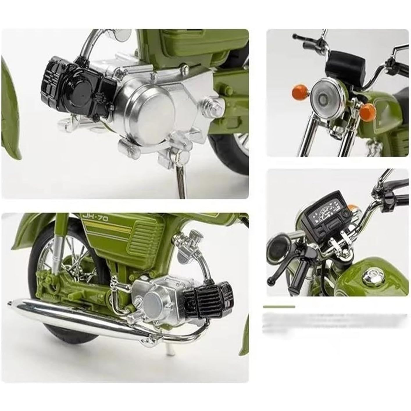 Die Cast Duccati Crose Alloy Motorcycle Toy With Lights