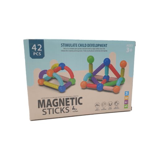STEM Magnetic Sticks | Create 3d Objects | Creative & Colorful