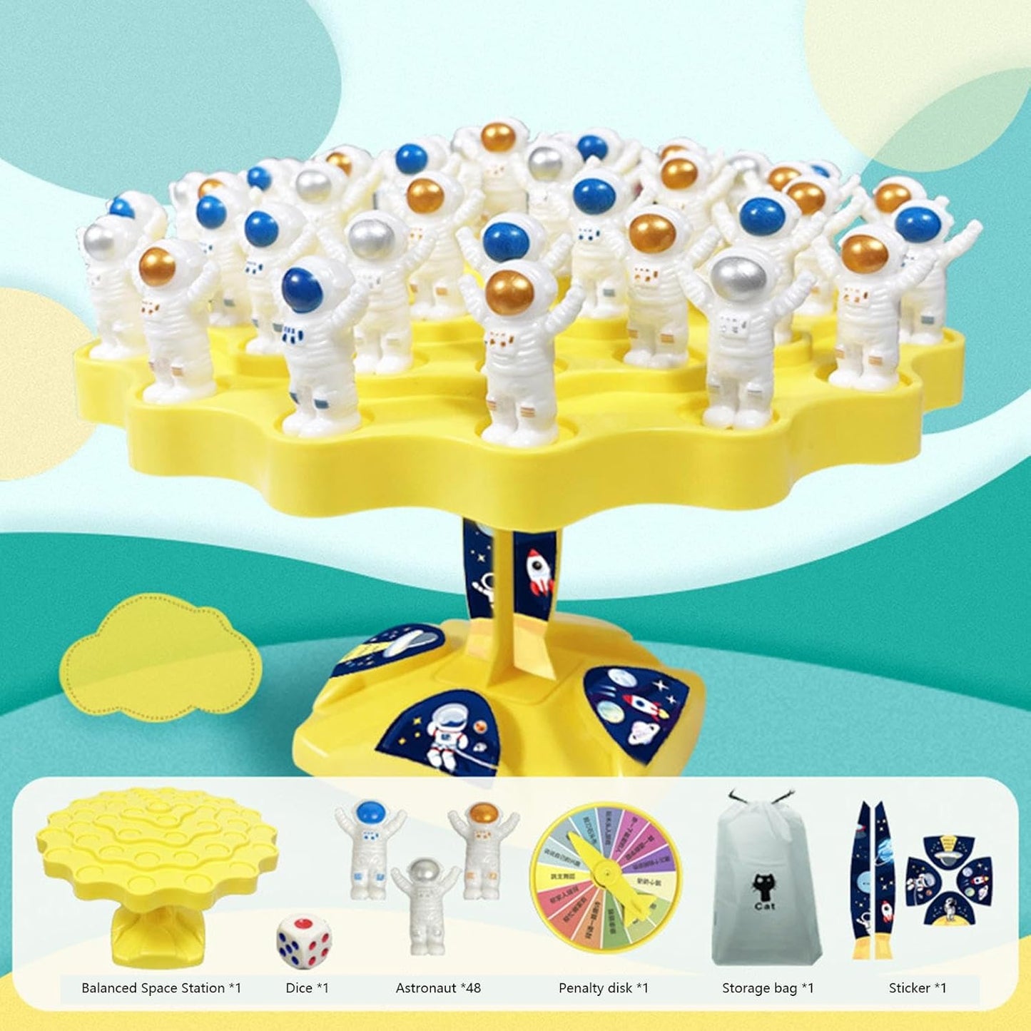 Balance Bigemptyman Puzzle Balance Spaceman Game | 120 Pcs Puzzle