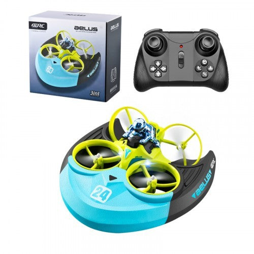 4DRC V24 3-in-1 Drone, Remote Control Car and Boat