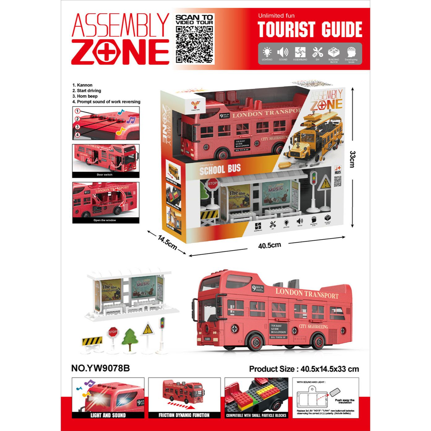 Assembly Zone London Transport Tourist Guide | Transport Guide For Kids
