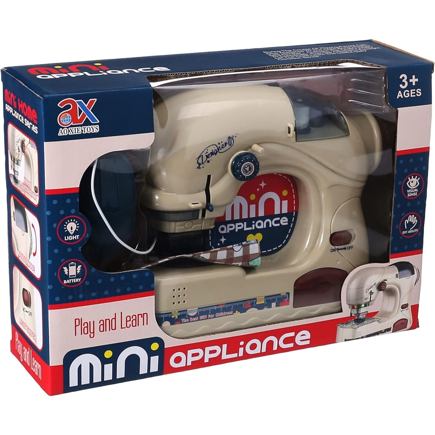 Mini Sewing & Stitching Machine with Lighting Effects For Kids