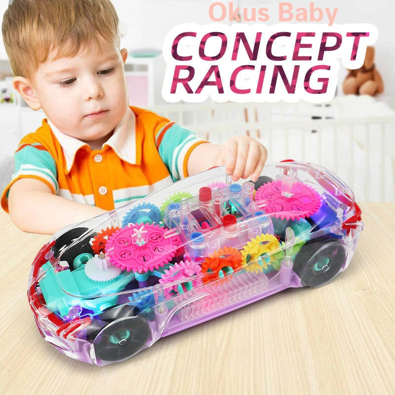 Concept Gear Car | Concept Racing Educational Transparent For Kids