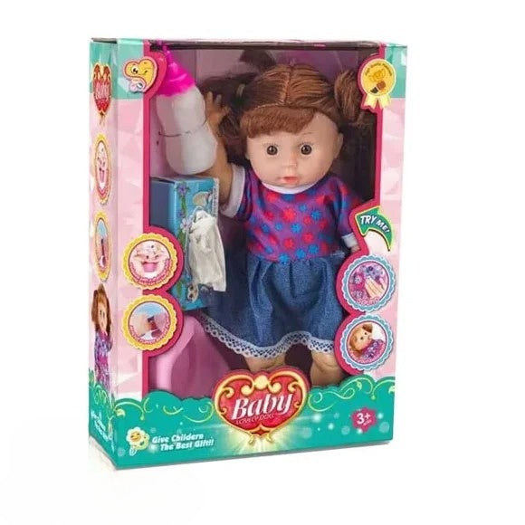30cm Doll With 6 Different Sound Effects & Accessories | Doll Toy For Kids