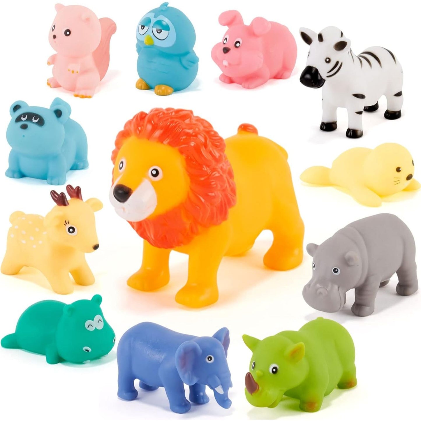 Chu Chu Soft Rubber Bath Toys Animals For Baby