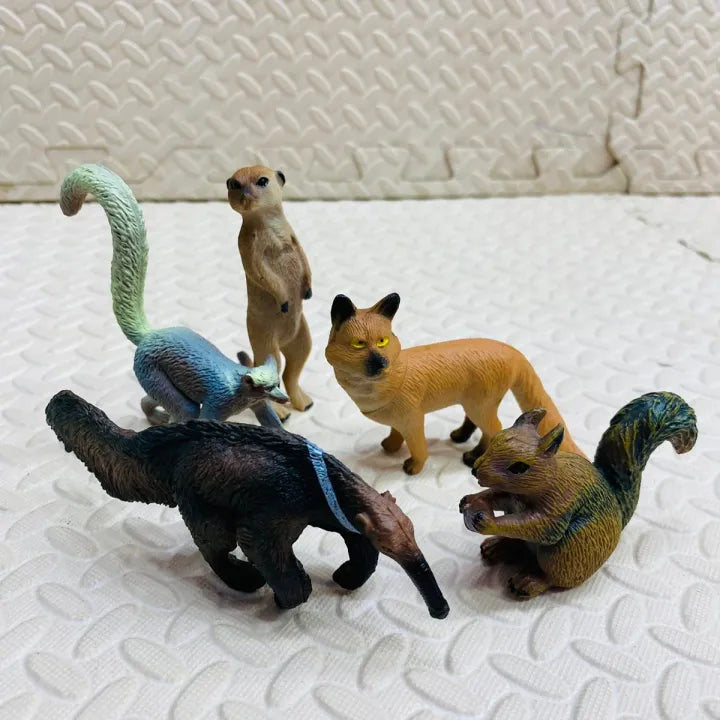 Wild Animals Collection Set | 5 Pcs Animal Kingdom Toy