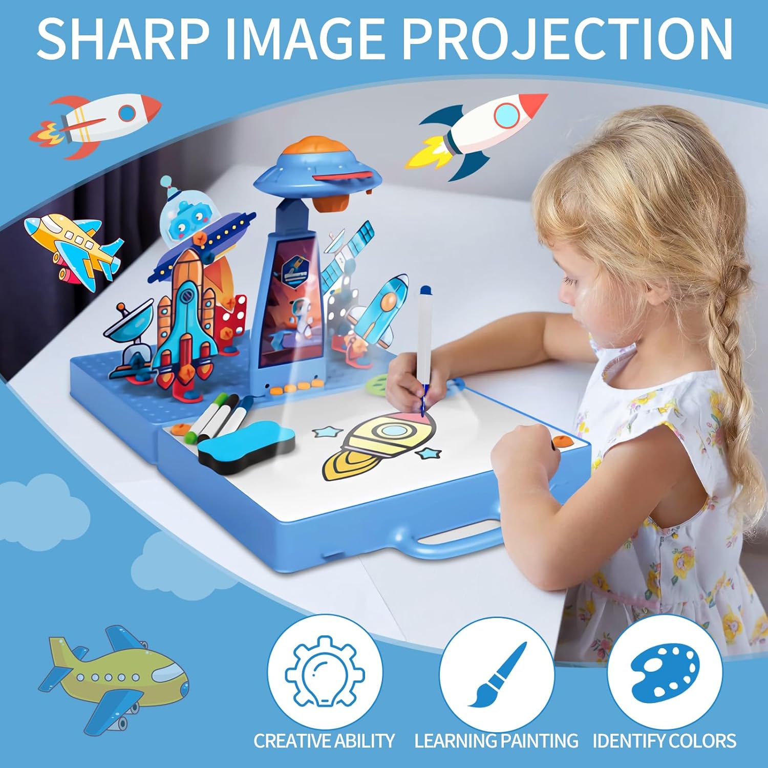 Painting Projector For Drawing | 5in1 Painting Toy