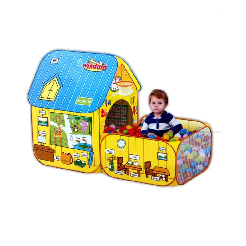 Tent House with 5 Soft Plastic Balls For Kids