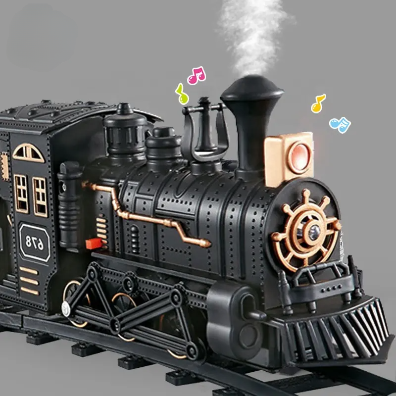 Classic train set with sales smoke