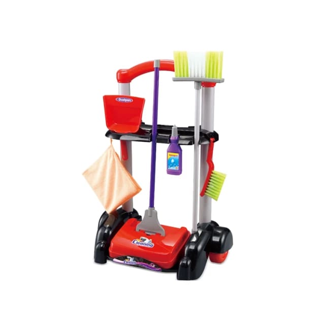 Kids Cleaning Kit | Cleaning Trolley Toiletries Set – The Toy Factory