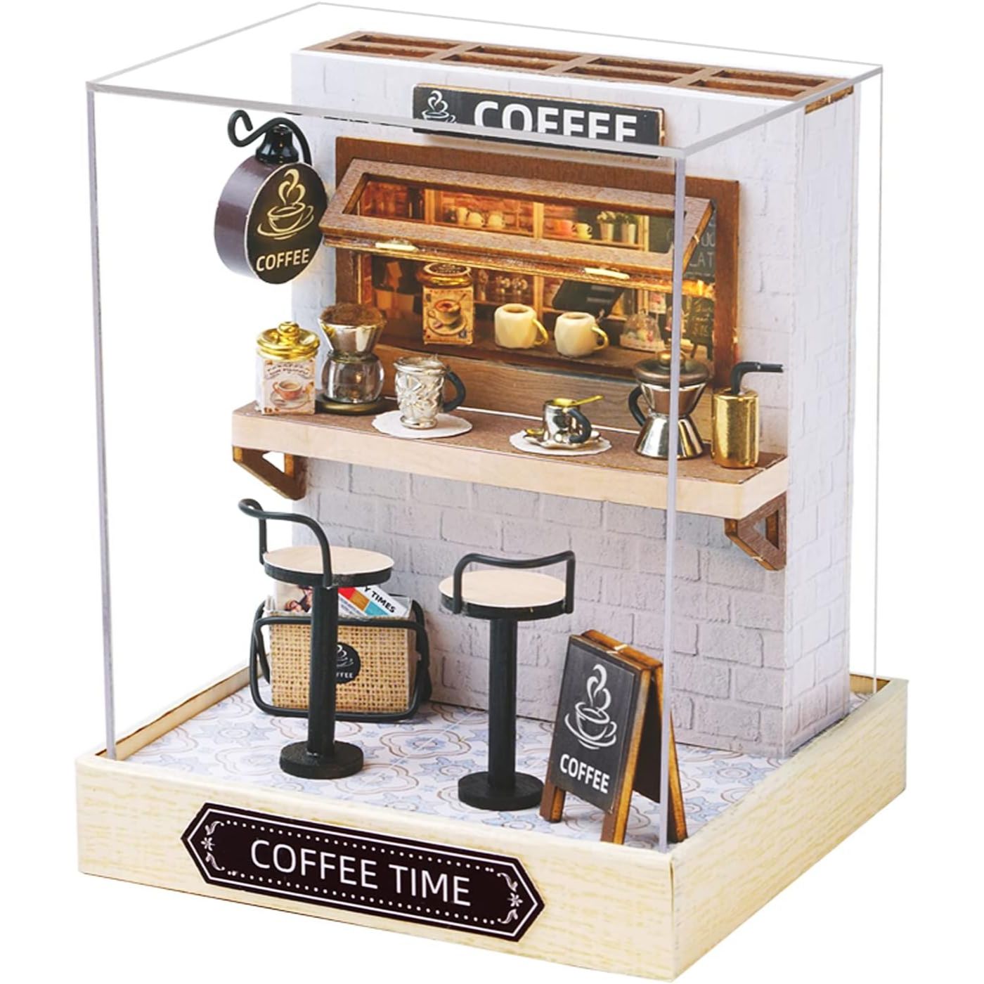 DIY Small Miniature House Kit Box For Girls