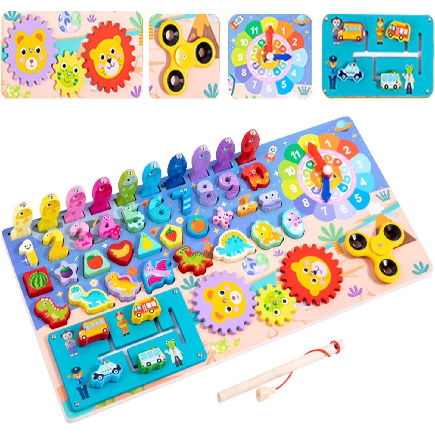 Multifunctional Logarithm Board Game| 8 Parts Kids Learning Toy