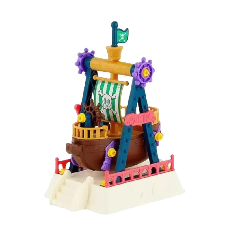 DIY Amusement Park Assembly Pirate Ship | 38 Pcs Toy Ship