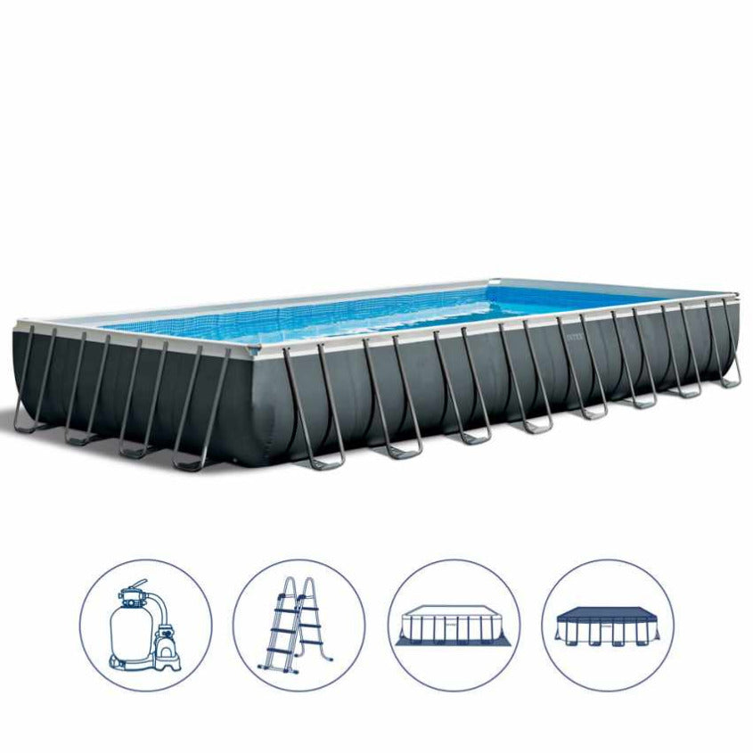 INTEX XTR New Liner Ultra Frame Large Rectangular Pool