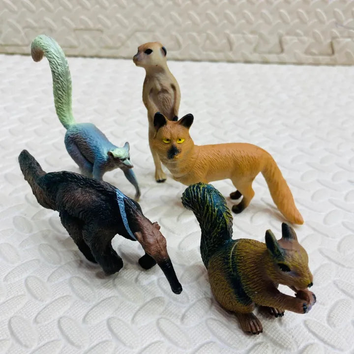Wild Animals Collection Set | 5 Pcs Animal Kingdom Toy
