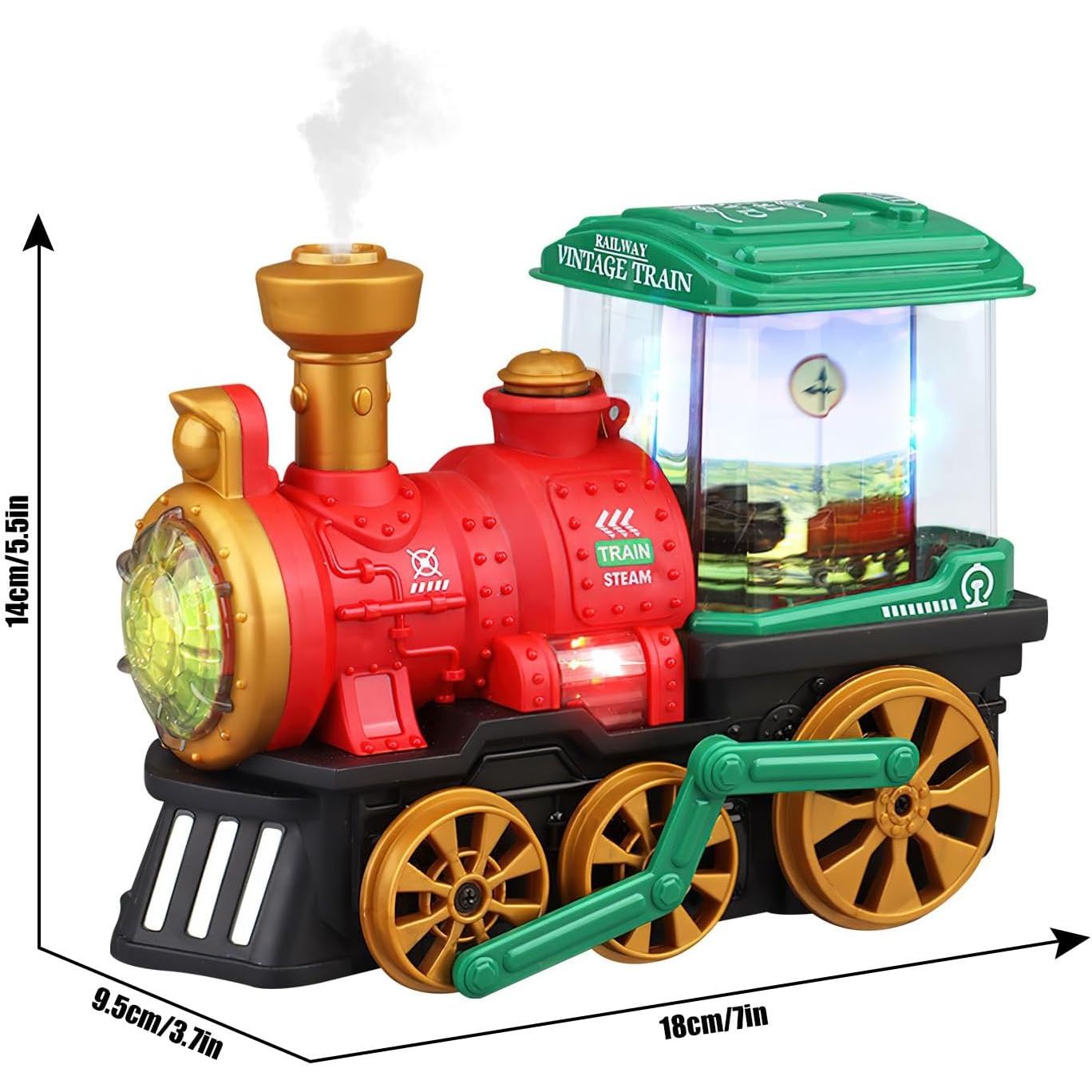 Spray Vintage Train | Obstacle Avoidance Wheel