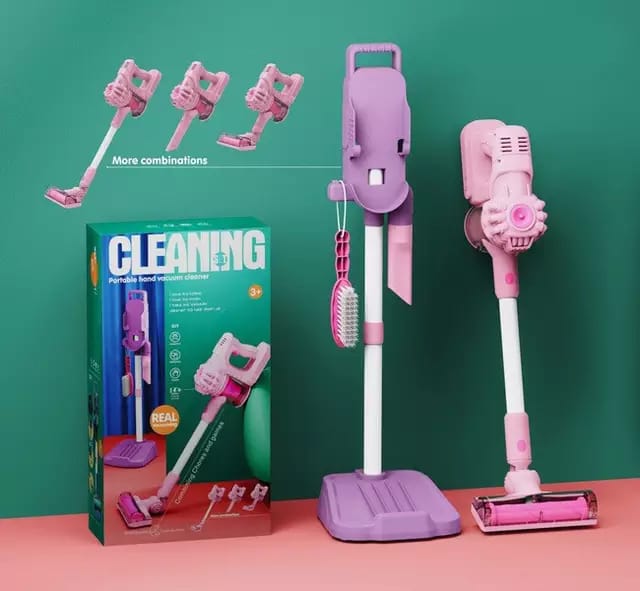 2-In-1 Play Vacuum Cleaner For Kids