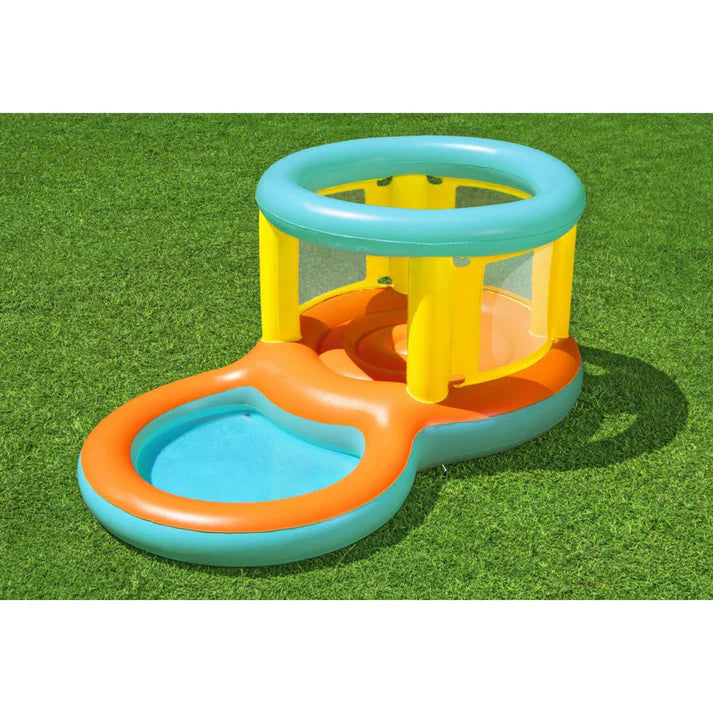 Bestway Inflatable Jumping Bouncer & Paddling Pool 7ft 10in x 4ft 8in x 3ft 4in (5in Depth)