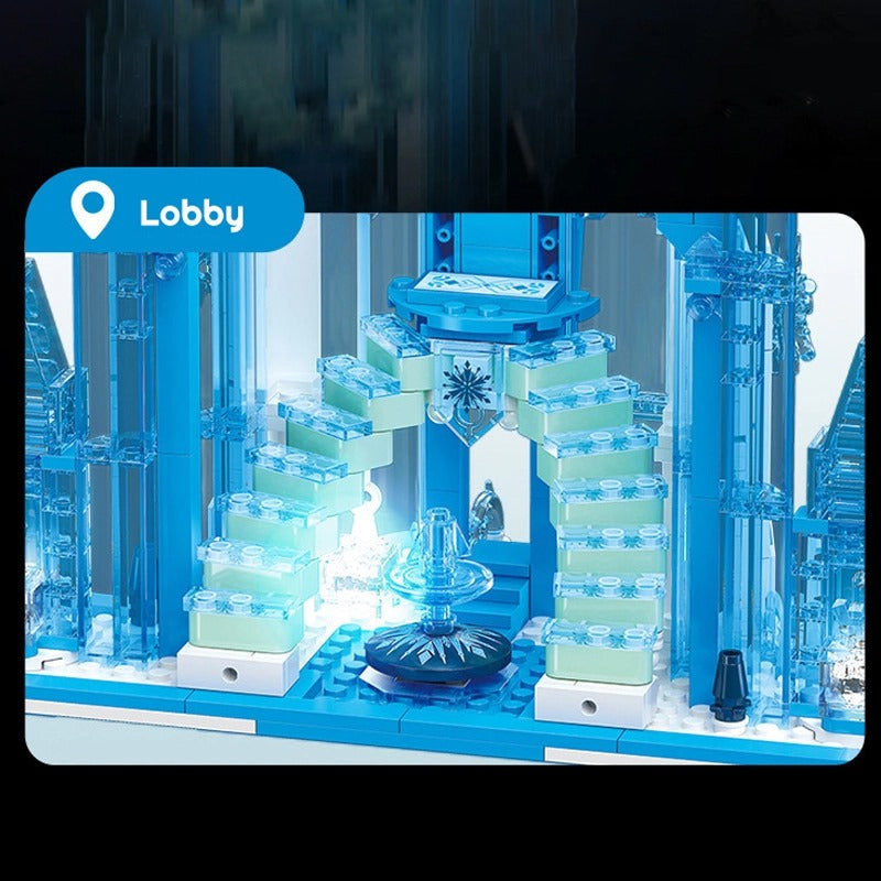 732Pcs Frozen Themed Doll House Playset Kit | DIY & Pretend Play Toy