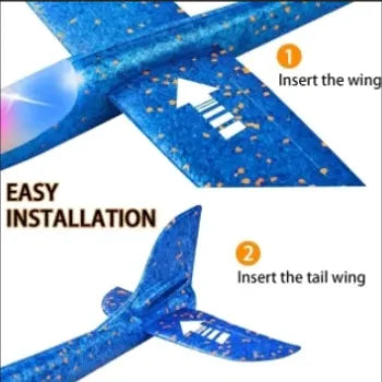 2-in-1 Airplane Launcher Toy Gun For Kids