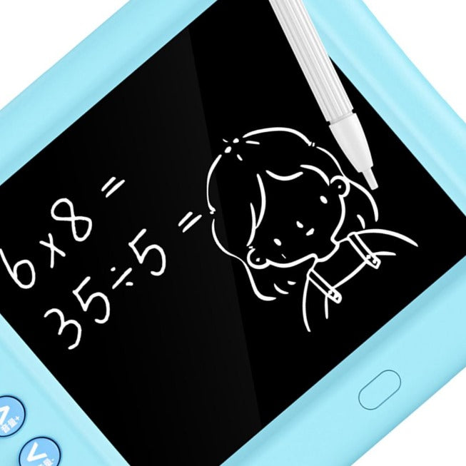 Cute 2-in-1 Calculator & Writing Tablet For Kids | Educational Toys
