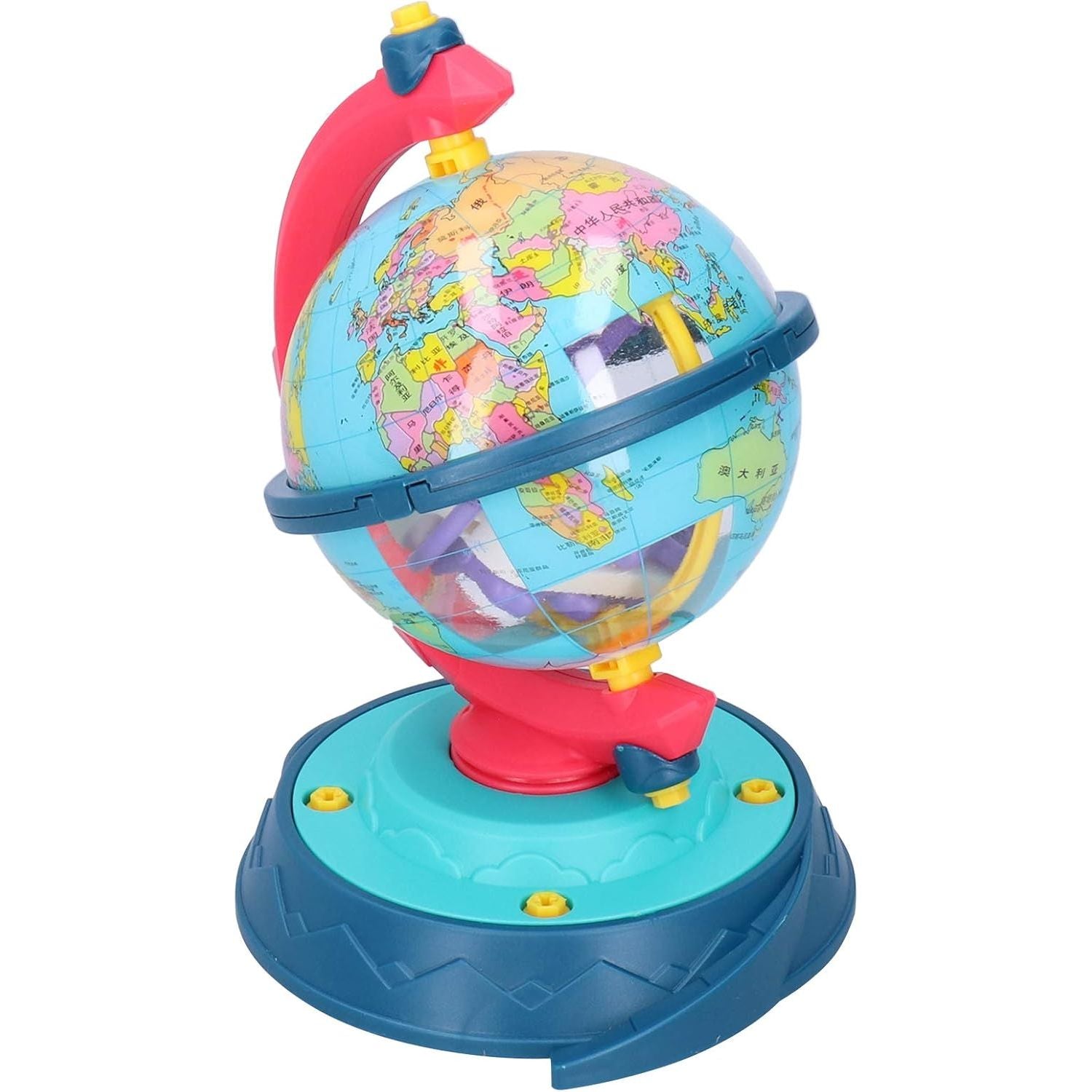 DIY Amusement Park Assembly Globe | Learning Globe Toy For Kids
