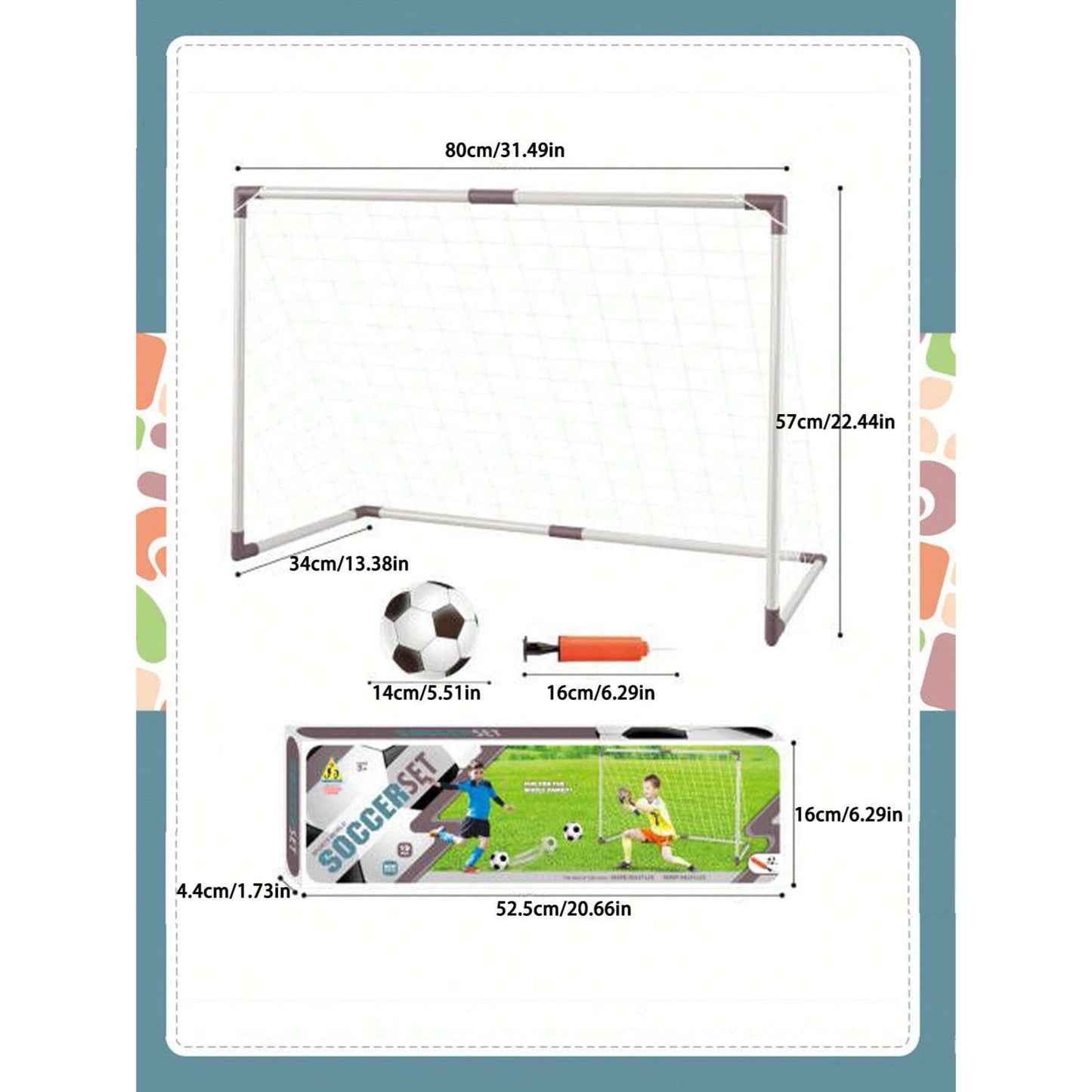 Soccer Set | 59 Pcs Outdoor Sports Football Toy