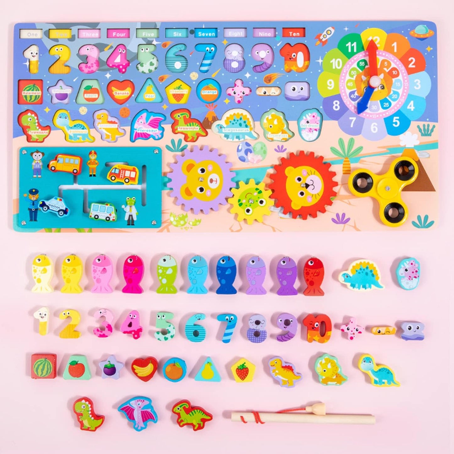 Multifunctional Logarithm Board Game| 8 Parts Kids Learning Toy
