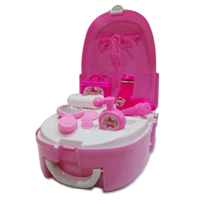 22 Pcs Makeup Backpack | Fairy Princess Dresser Backpack