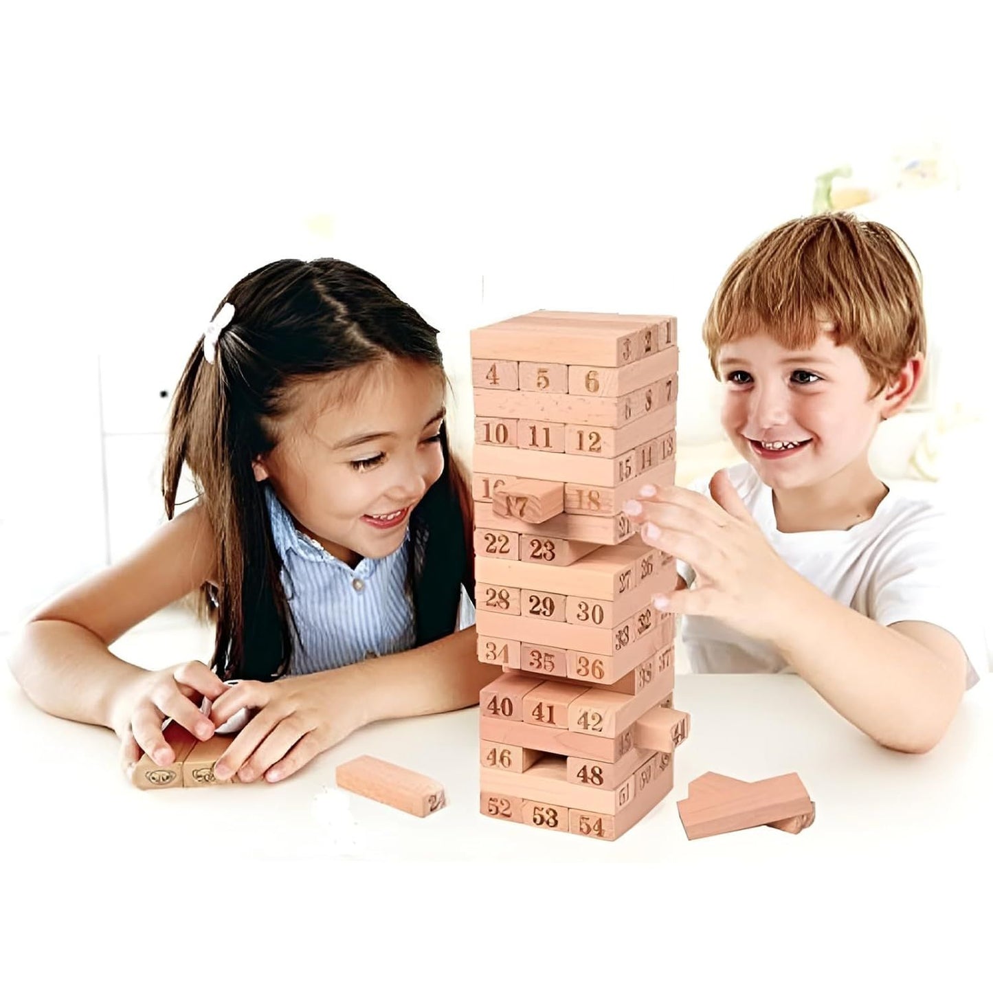 Jenga Wooden Tower Stacking Blocks Game | Building Toy