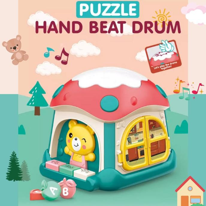 Puzzle Hand Beat Drum | Drum Toy For Kids