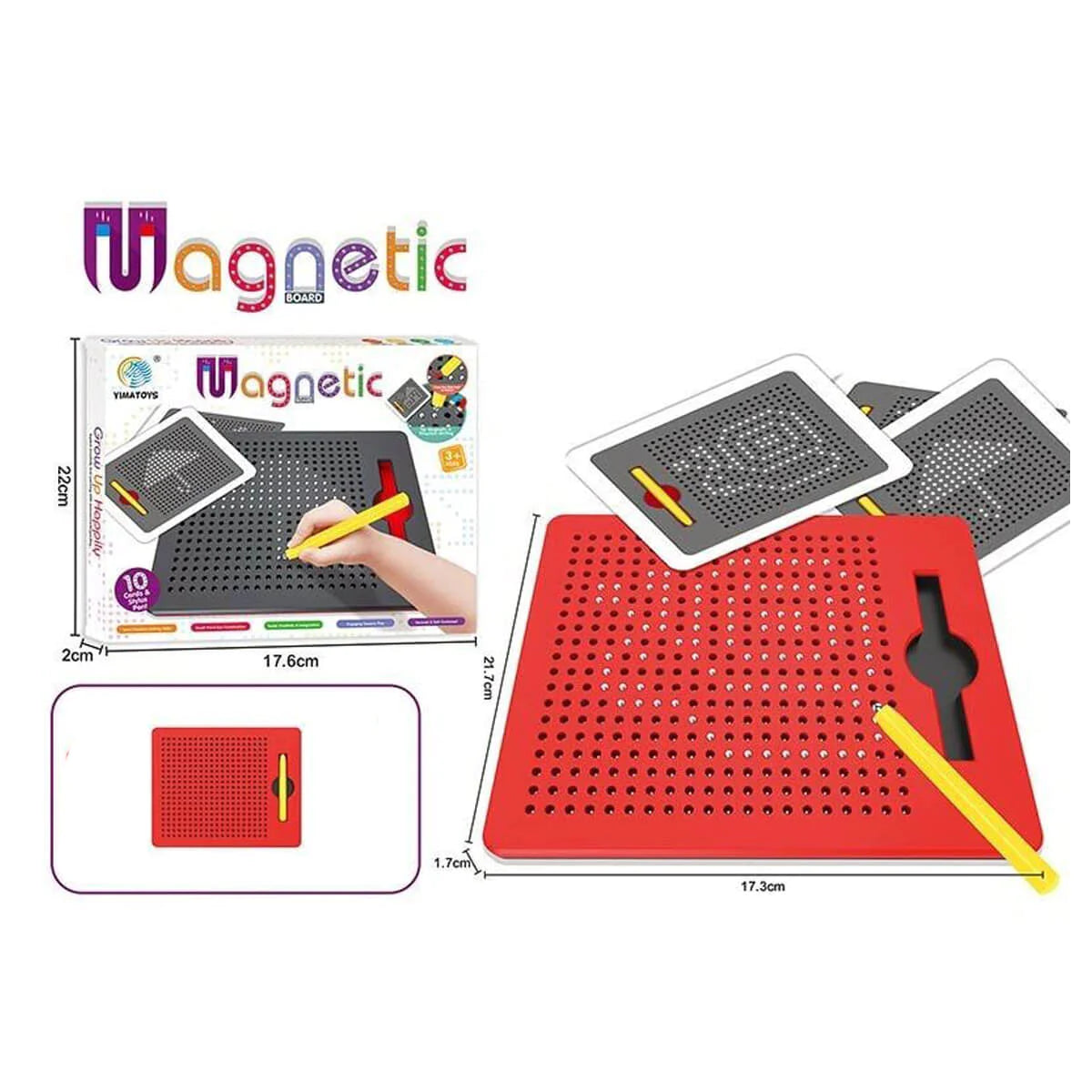 Magnetic Creative Drawing Board | Montessori Pin Art Board For Pixel Art