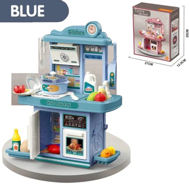 Realistic Taste Kitchen Set With 25+ Accessories | Sound System & Water Faucet