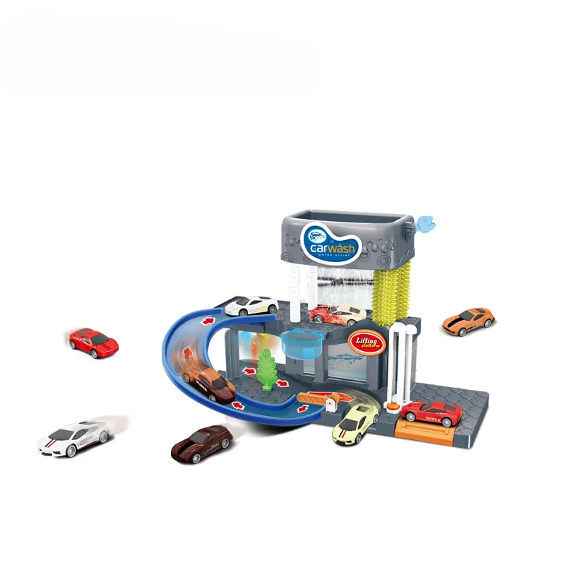 Car Wash Parking Lot DIE-CAST | Parking Lot Toy For Kids