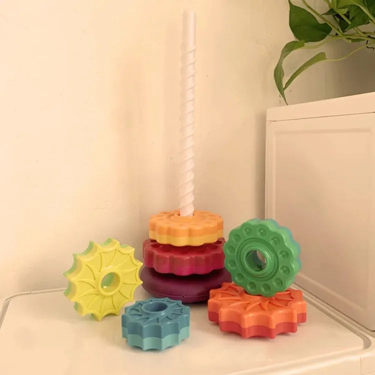 Rainbow Tower Spinning Circle | Spinning Circle Toy For Kids