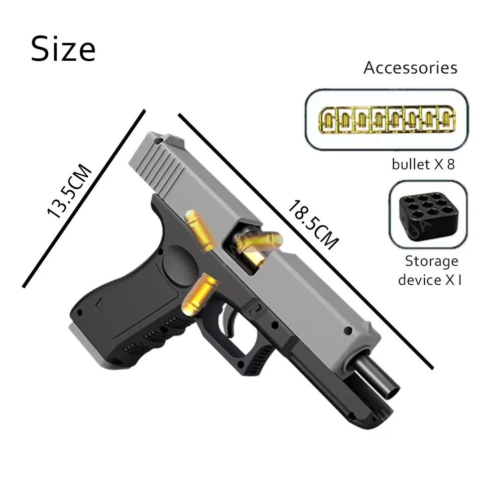 Realistic Pistol Toy | End Toys Glock | Shell Ejection Gun
