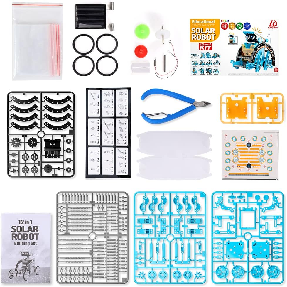 Educational 12-IN-1 Solar Robot Kit