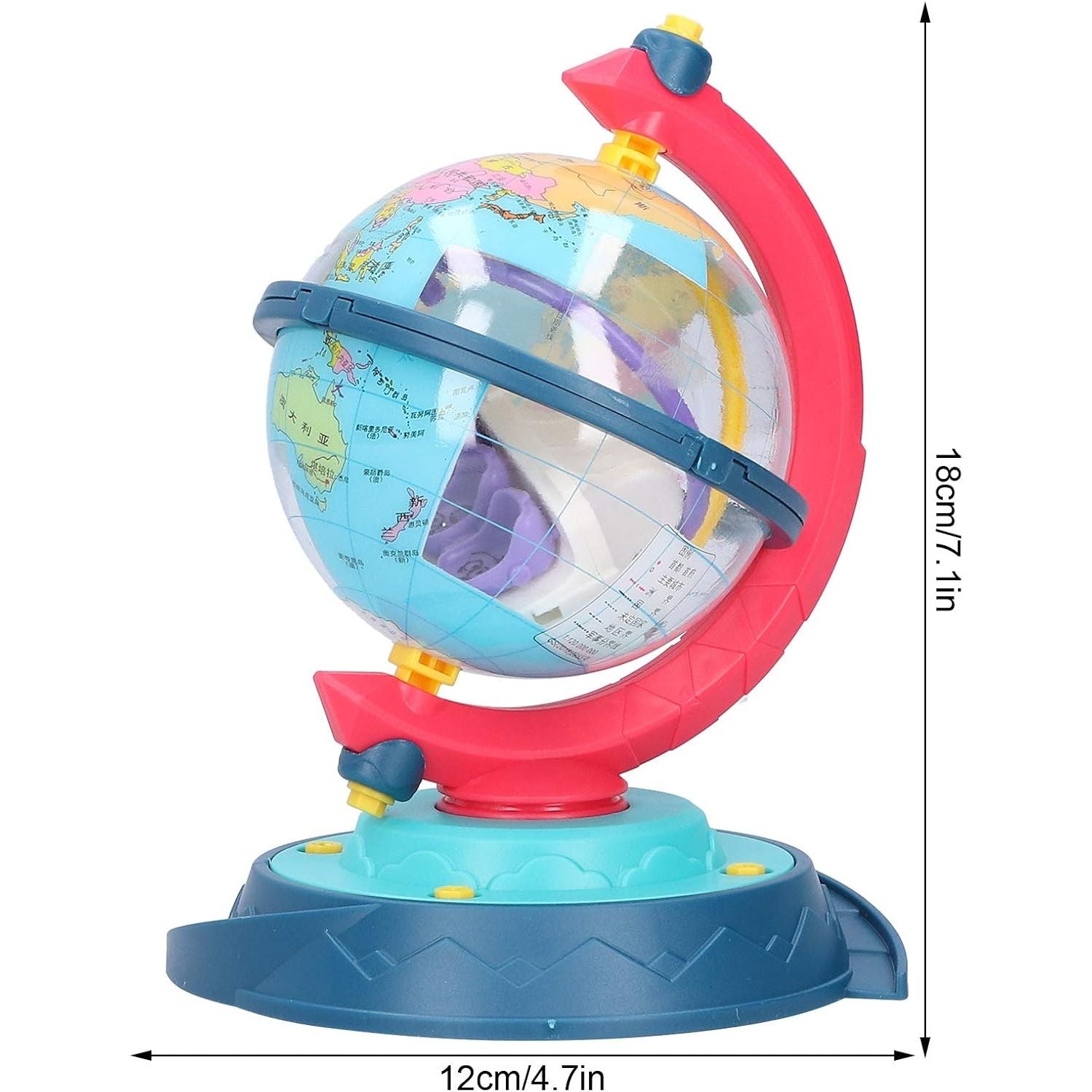 DIY Amusement Park Assembly Globe | Learning Globe Toy For Kids
