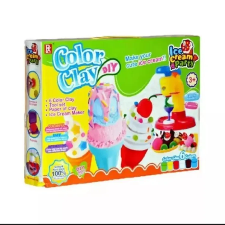 Color Clay Diy Ice cream Party | DIY Toy For Kids