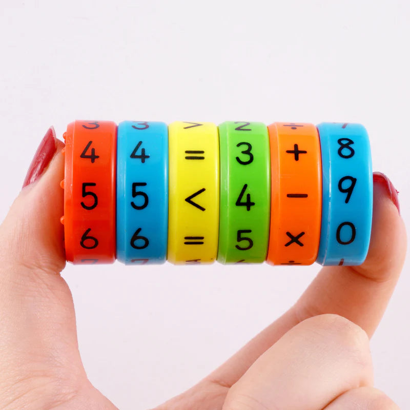 Intelligence Magnetic Arithmetic Learning Toy | Arithmetic Colorful Wheel