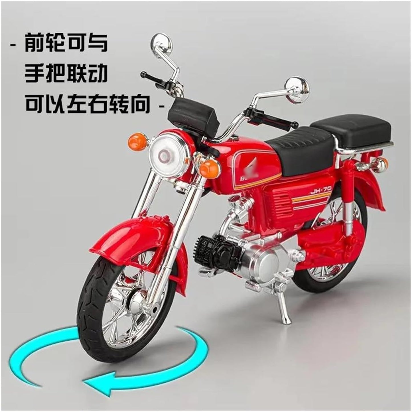Die Cast Duccati Crose Alloy Motorcycle Toy With Lights