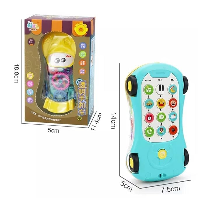 Tkanspakent Phone | Car Shape with Light & Song | MKL