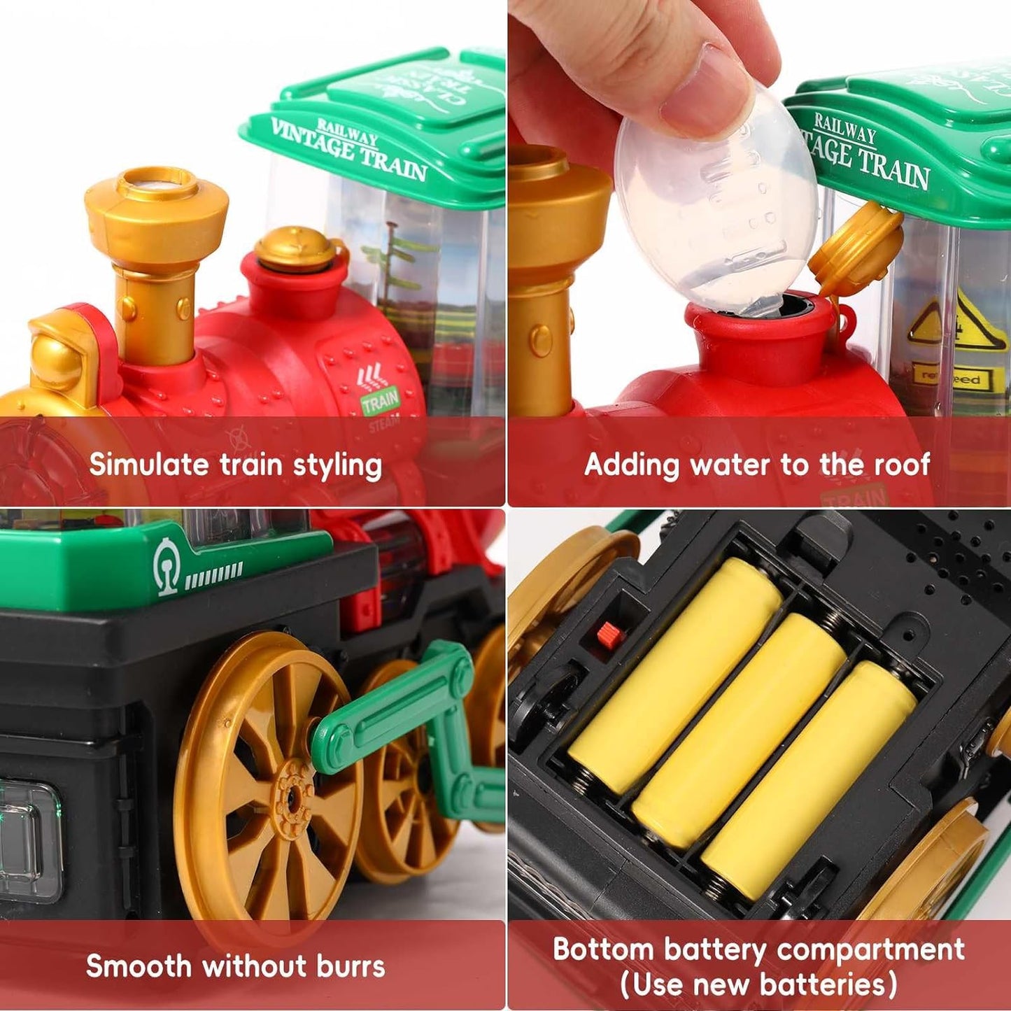 Spray Vintage Train | Obstacle Avoidance Wheel