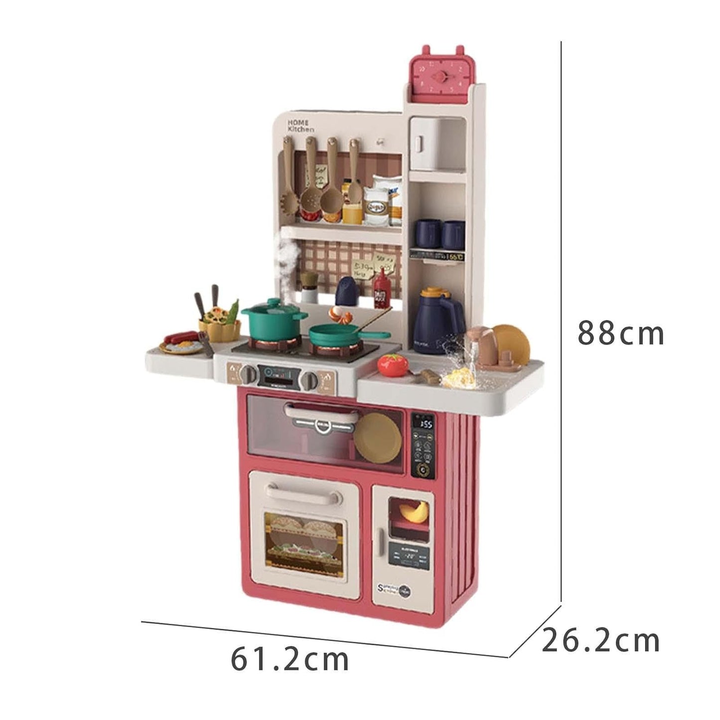 Spray Kitchen Set | 55 Pcs Kitchen Toy Set With Accessories & Sound Features