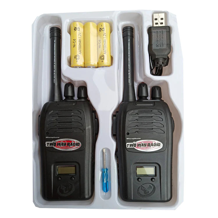 Interphone Walkie Talkie Two Way Radio | 2 Pcs Noise Reduction 200 Meters Away