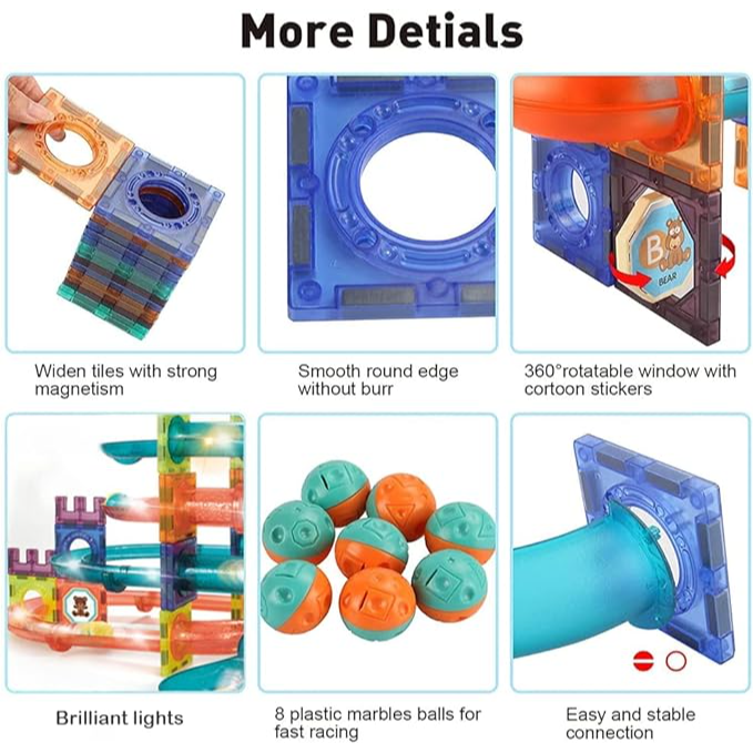 Magic Magnetic Blocks 111 Pcs | Magnetic Create Surprises