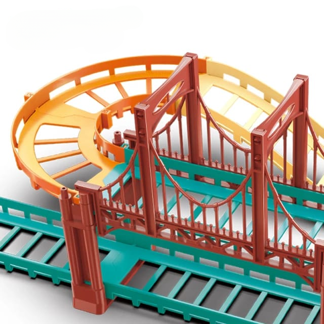 DIY Urban Rail Educational Track Set | Rail Track With Toy Truck