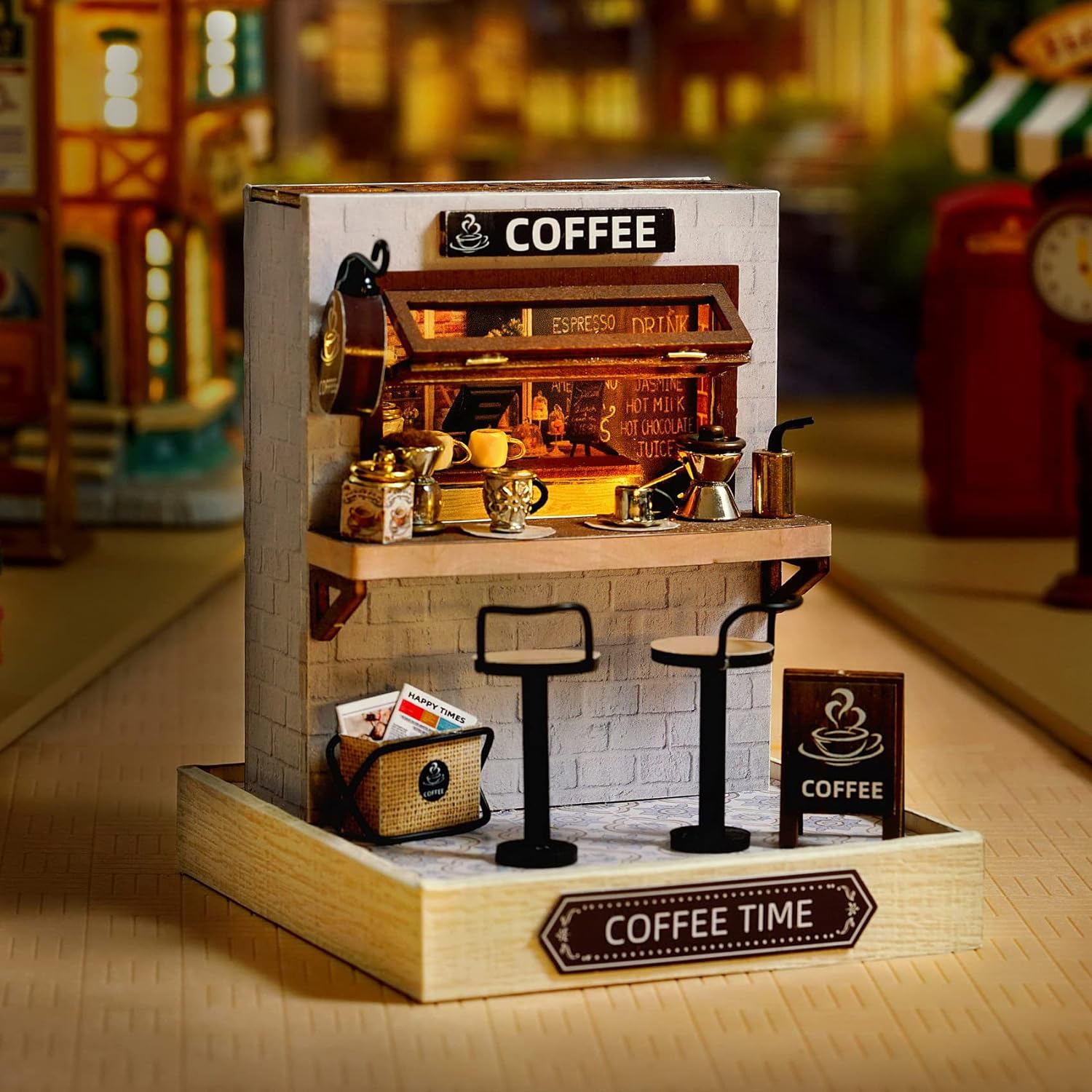 DIY Small Miniature House Kit Box For Girls